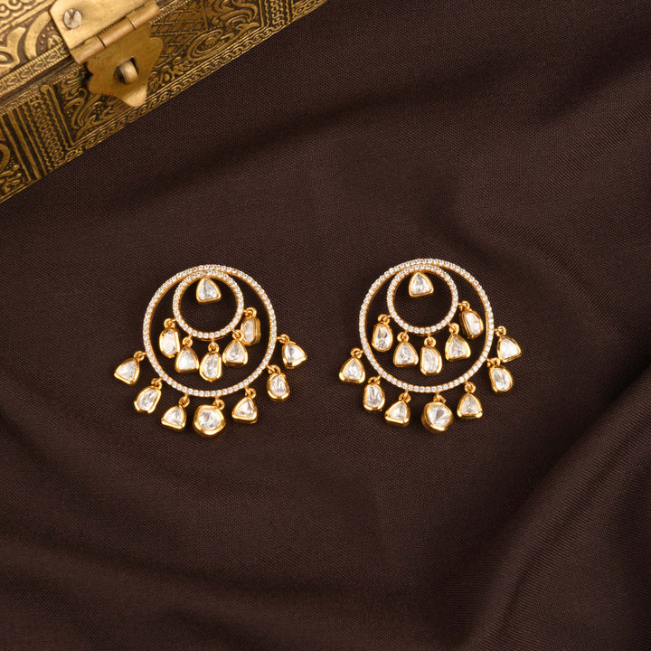 Shifa Polki Chandbali