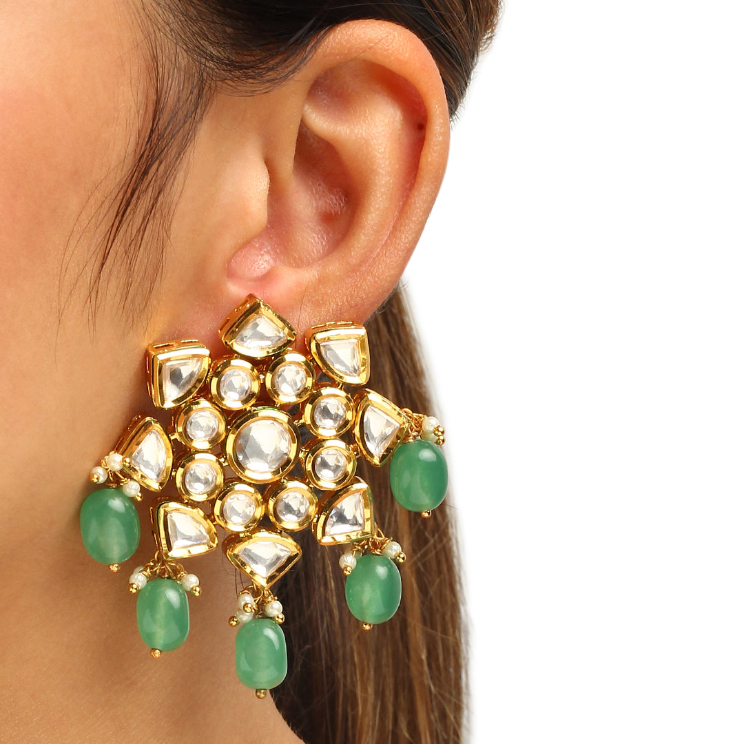 Raveena Polki Studs