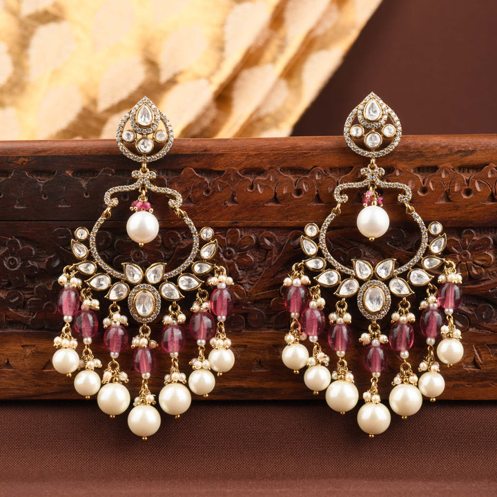 Zayna Polki and Pearl Chandbali
