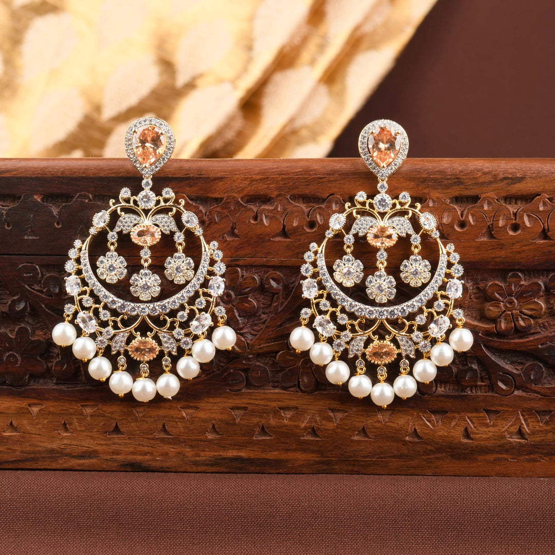 Ruhia Pearl Chandbali
