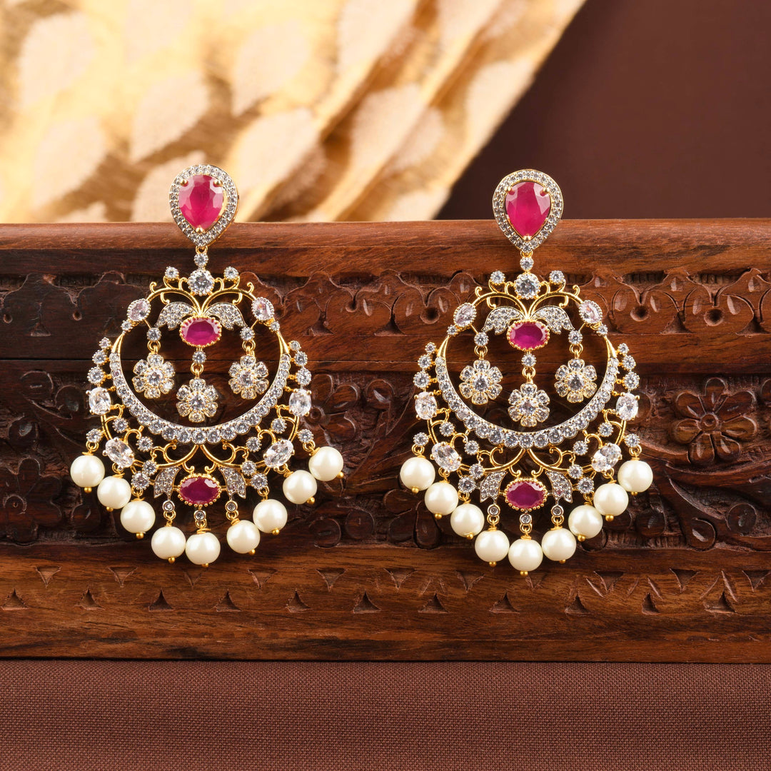 Ruhia Pearl Chandbali