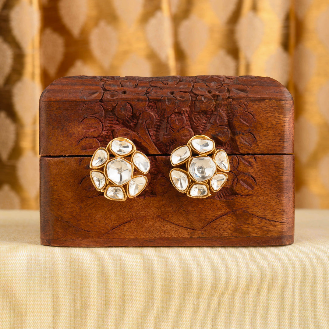Ziya Polki Studs