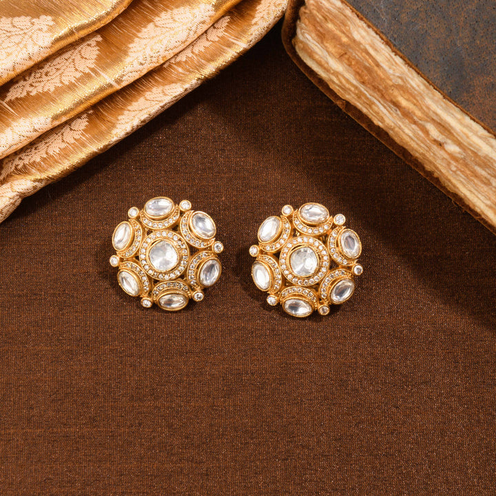 Inaara Polki Studs