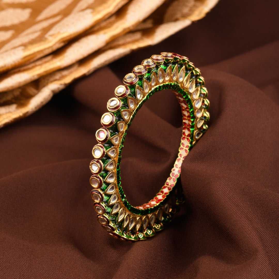 Nooraya Polki Bangle Pair