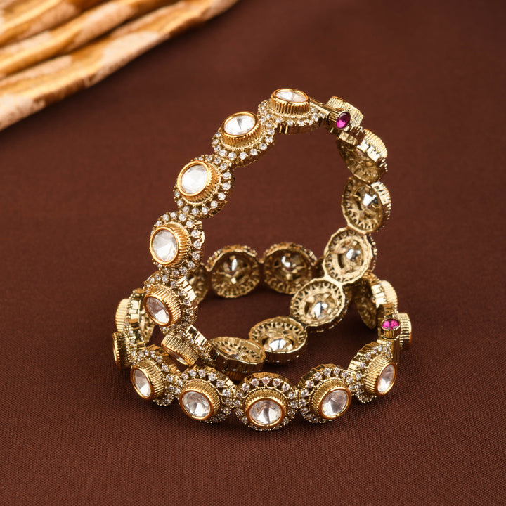 Aarika Polki Bangle Pair