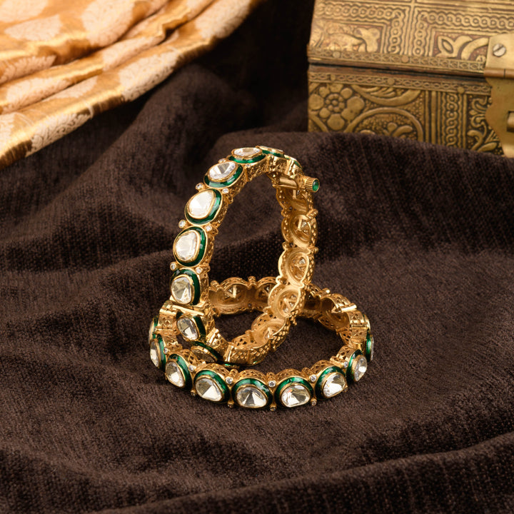 Kiyana Polki Bangle Pair
