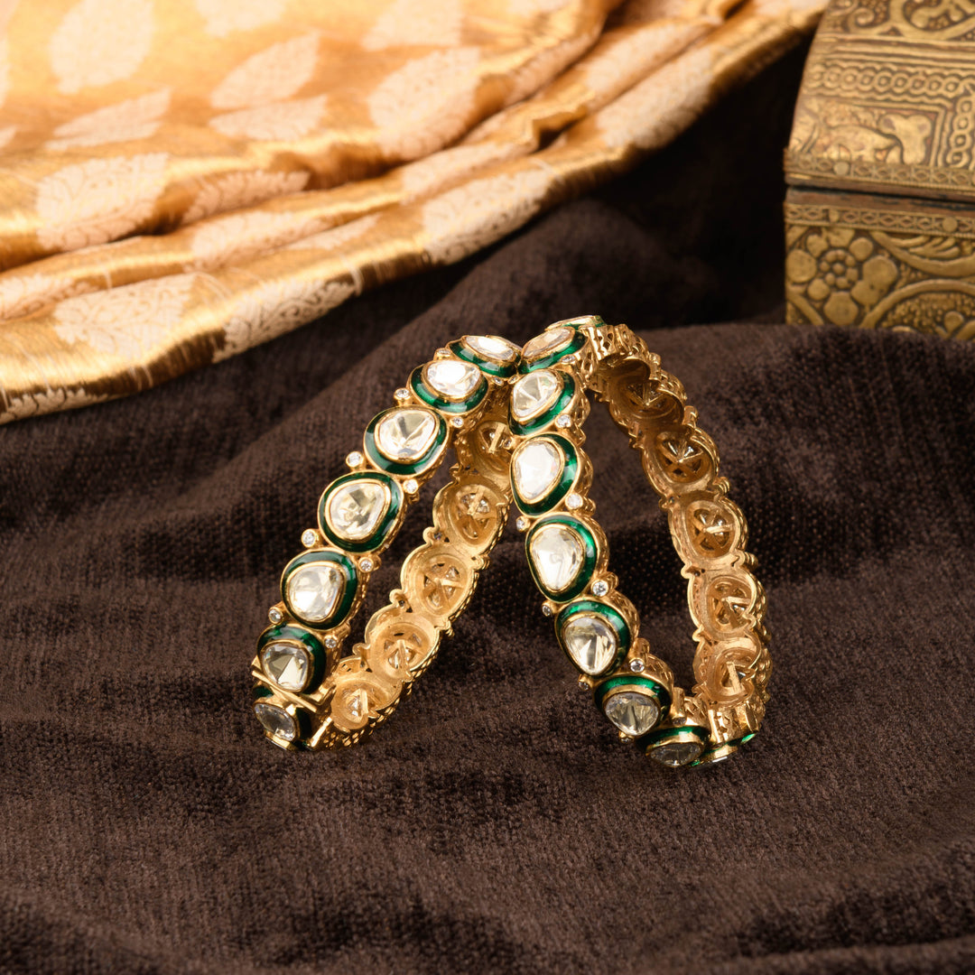 Kiyana Polki Bangle Pair