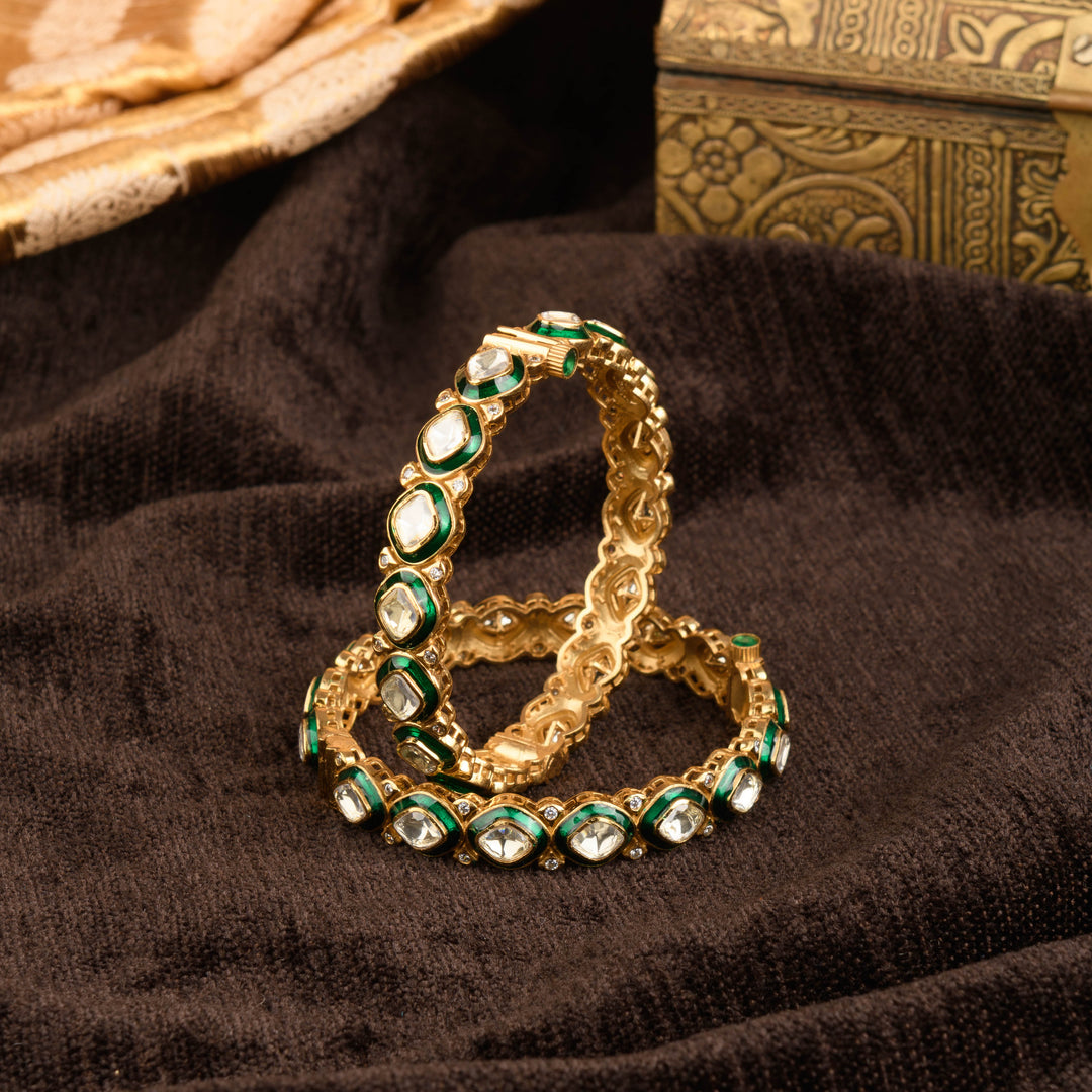 Iqra Polki Bangle Pair