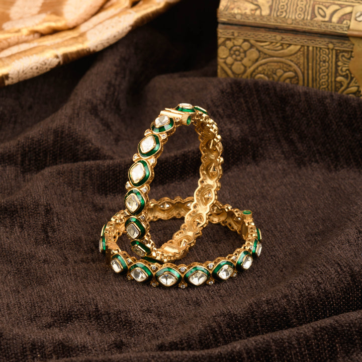 Iqra Polki Bangle Pair