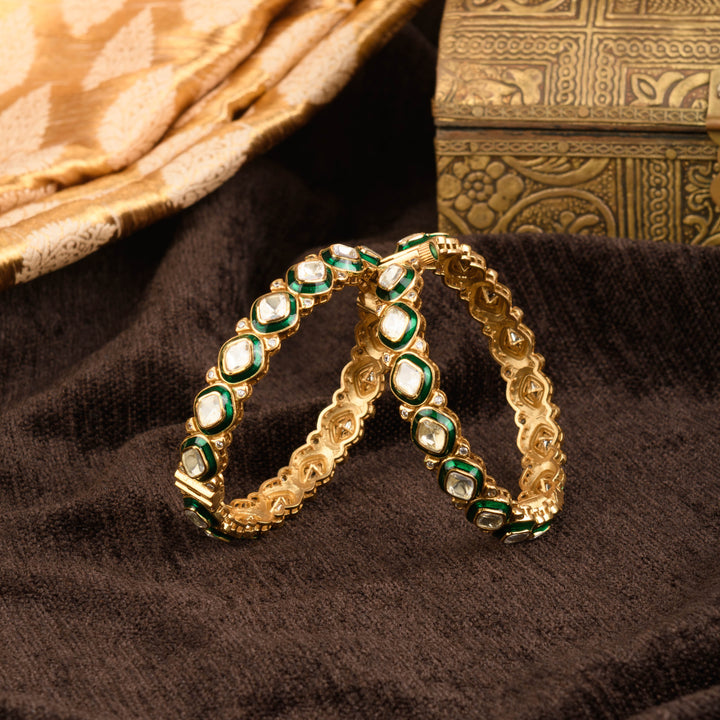 Iqra Polki Bangle Pair