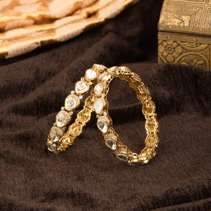 Aabha Polki Bangle Pair