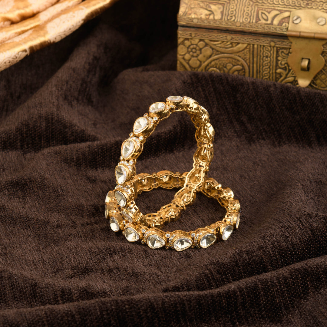 Aabha Polki Bangle Pair