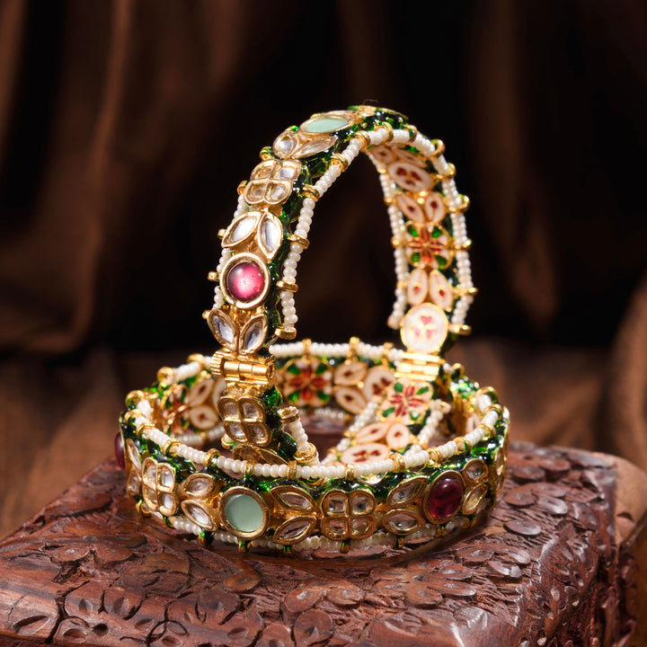 Shazia Polki Bangle Pair