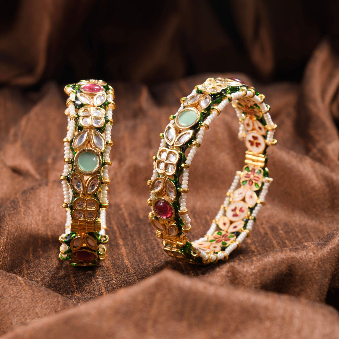 Shazia Polki Bangle Pair