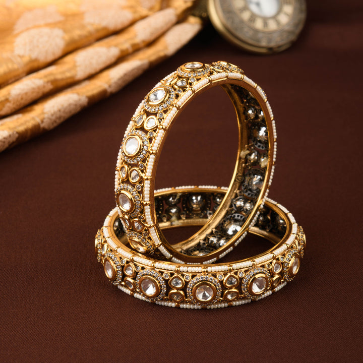 Bhavika Polki Bangle Pair