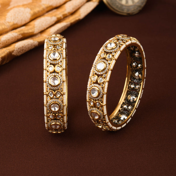 Bhavika Polki Bangle Pair