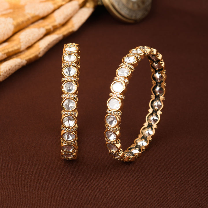 Reeva Polki Bangle Pair