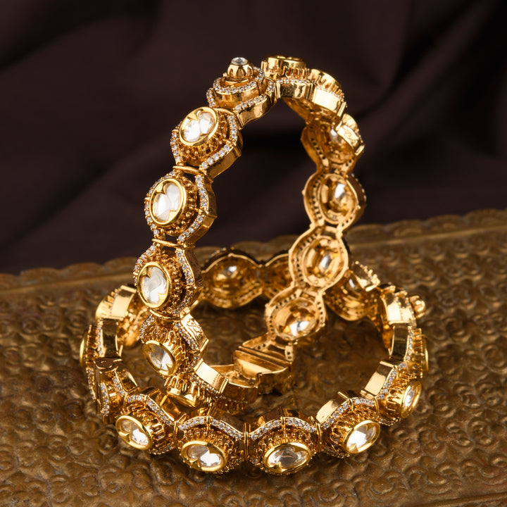 Naira Polki Bangle Pair