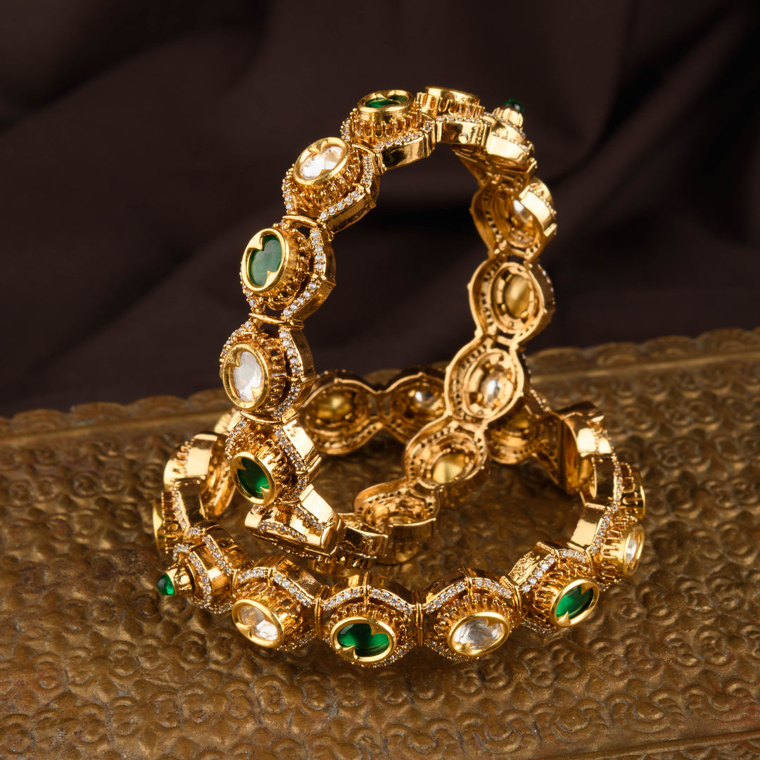 Naira Polki Bangle Pair