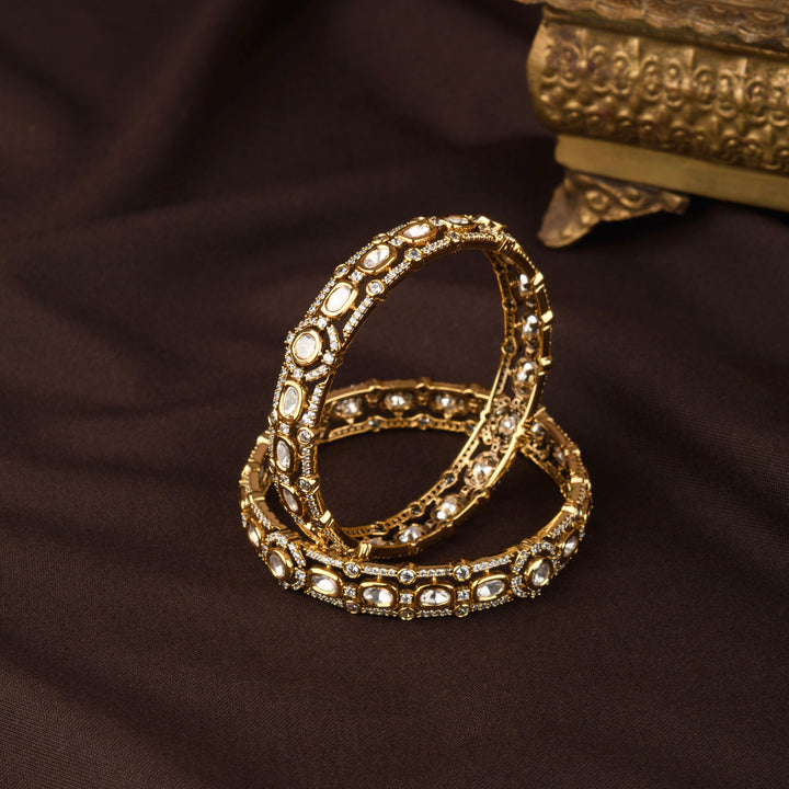 Sharya Polki Bangle Pair