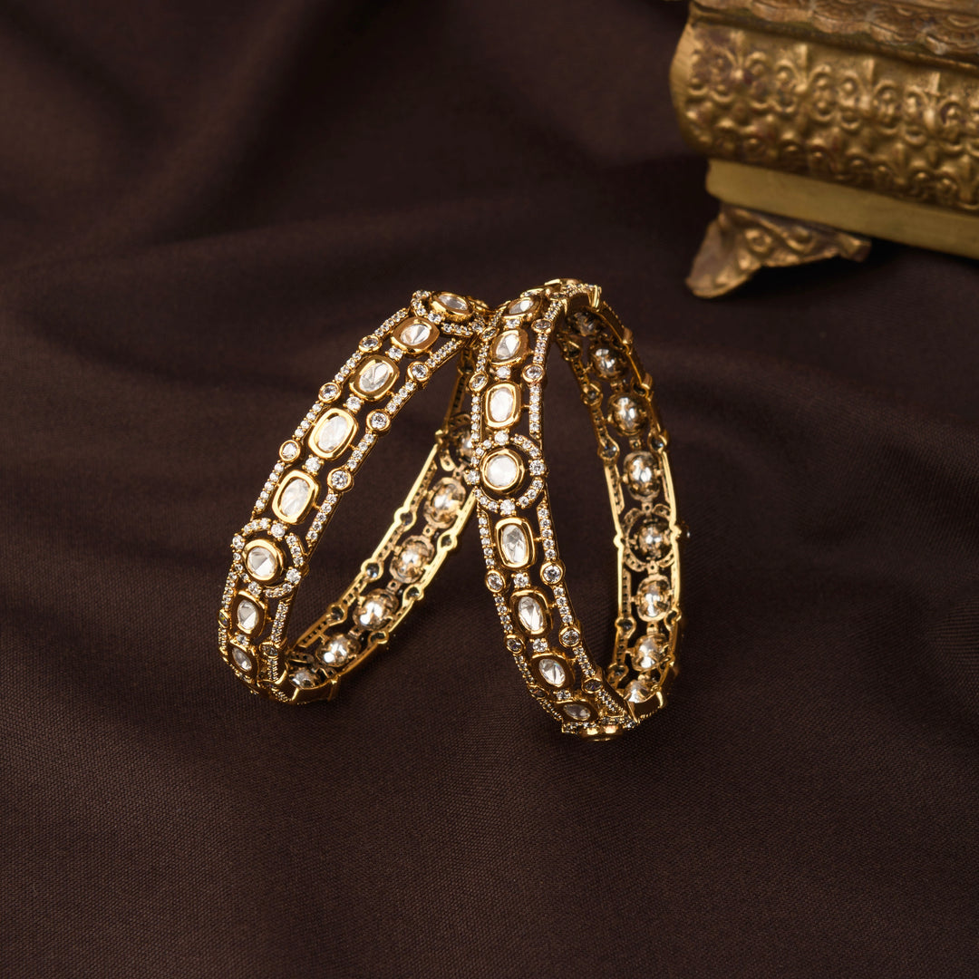 Sharya Polki Bangle Pair