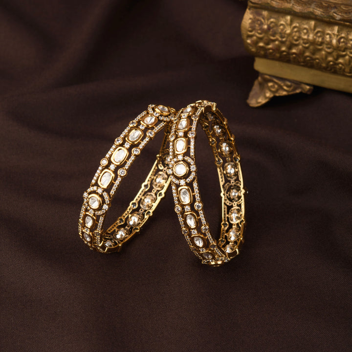 Sharya Polki Bangle Pair