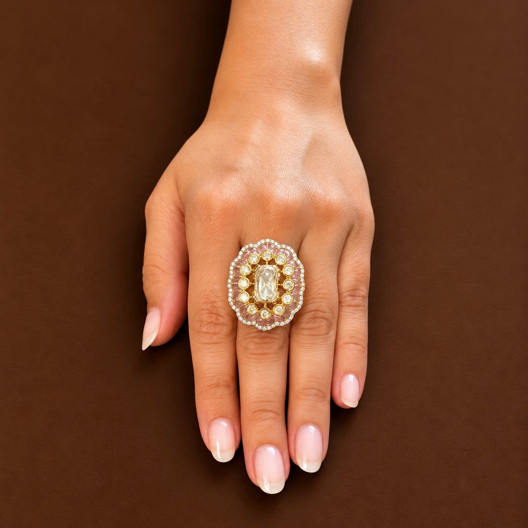 Zahira Polki Ring
