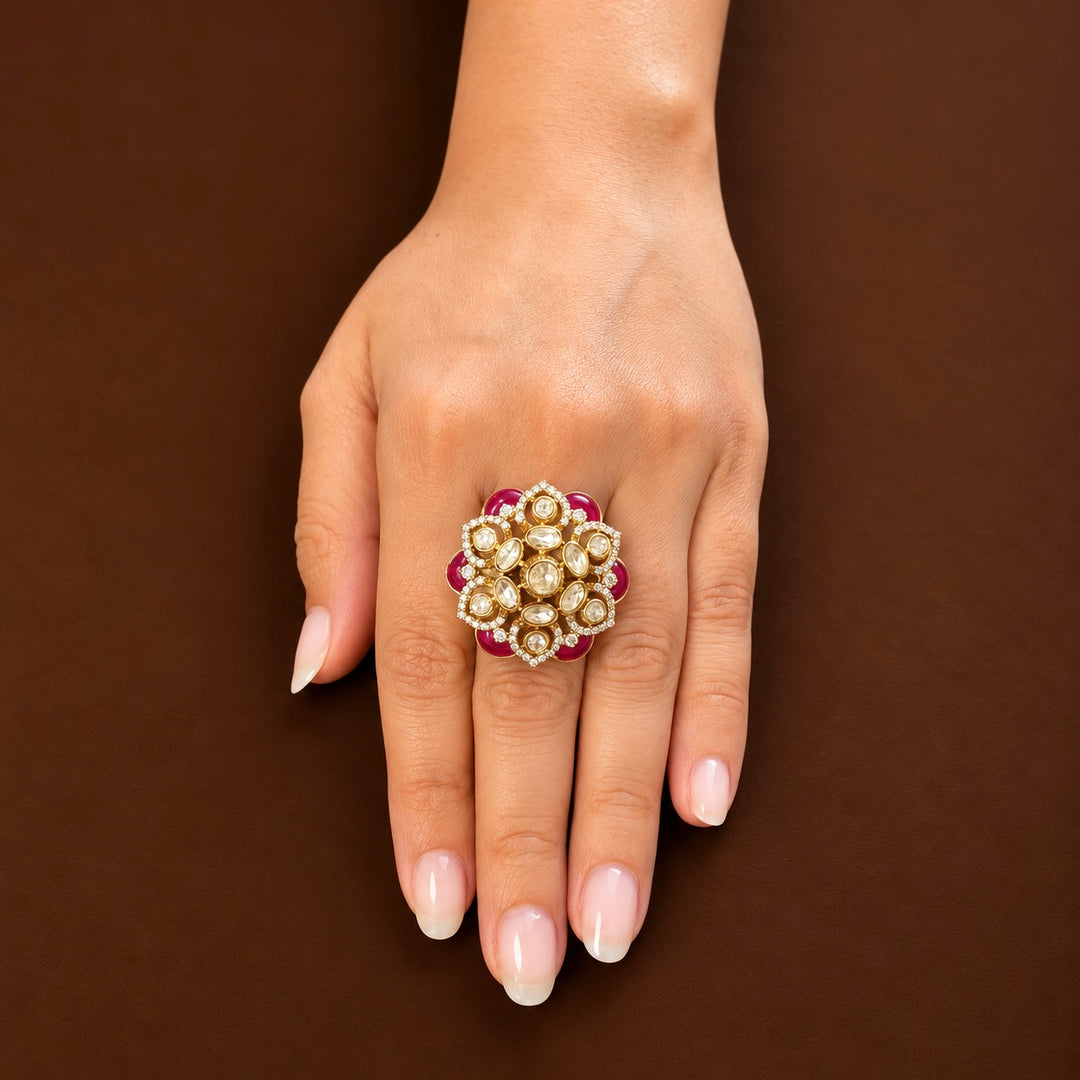 Ishvi Polki Ring