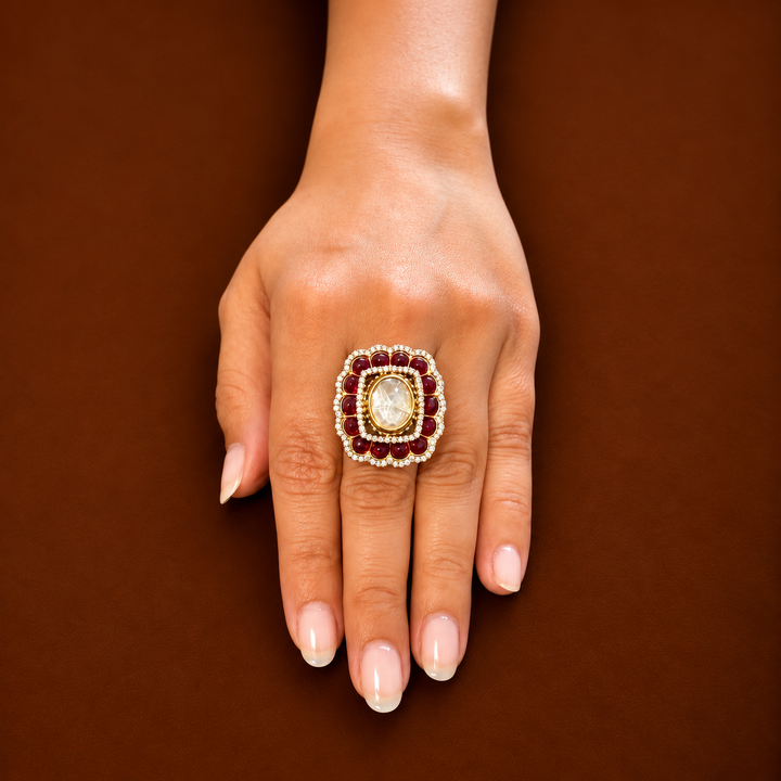 Rumi Polki Ring