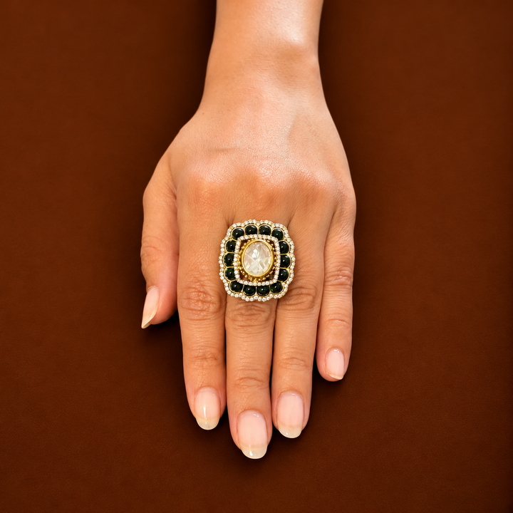 Rumi Polki Ring