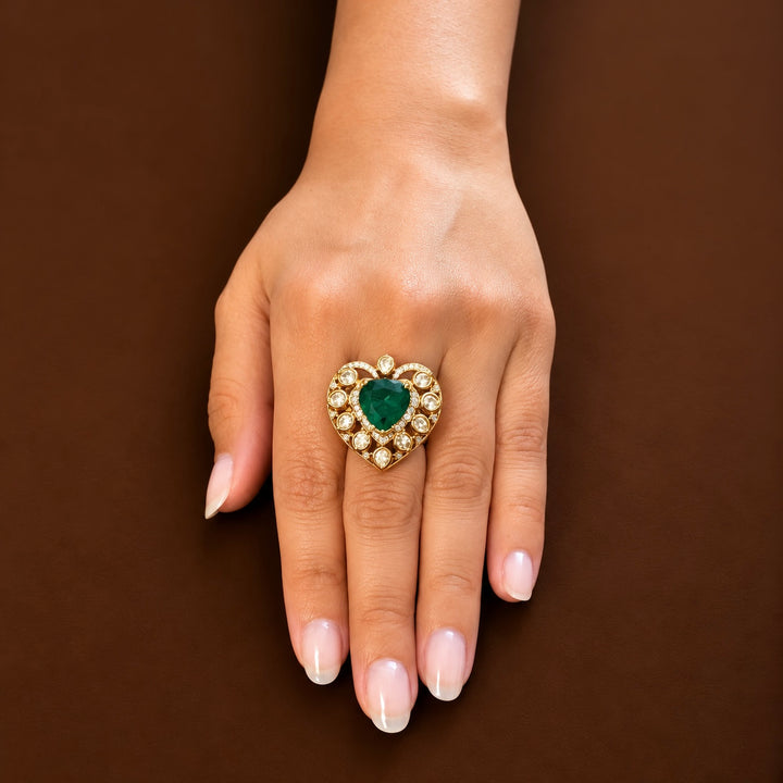 Mahi Polki Ring