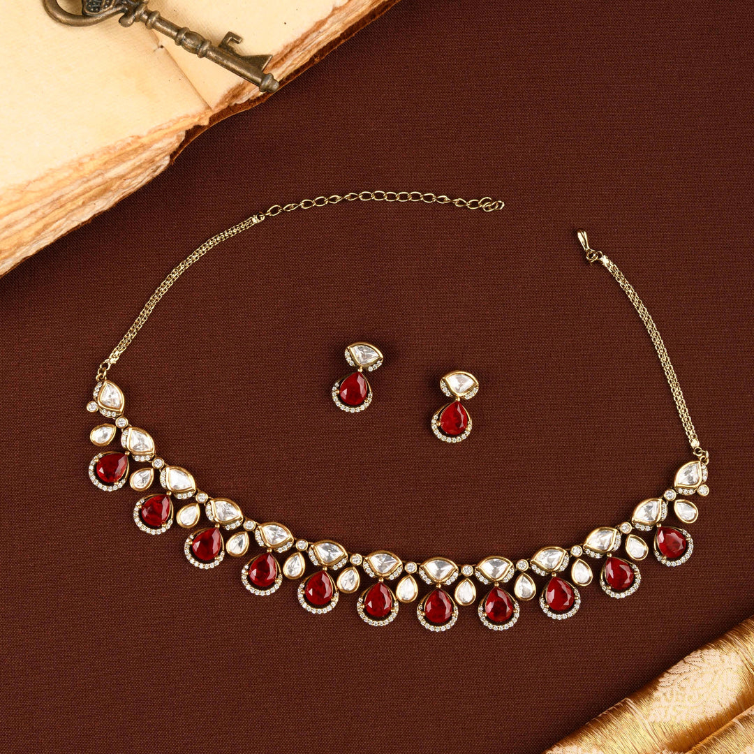 Tanishi Polki Choker Set