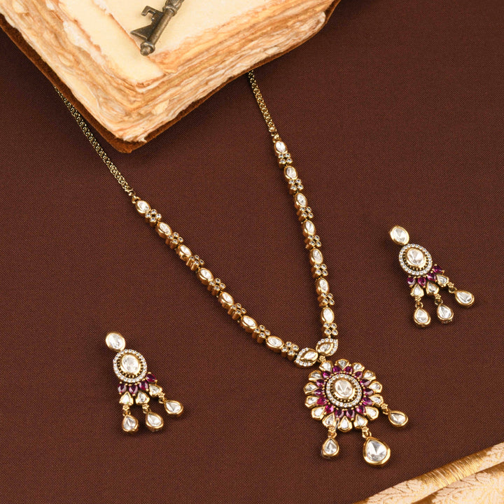 Kanika Polki Necklace Set