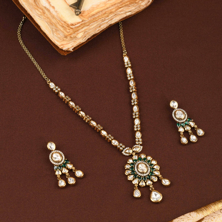 Kanika Polki Necklace Set