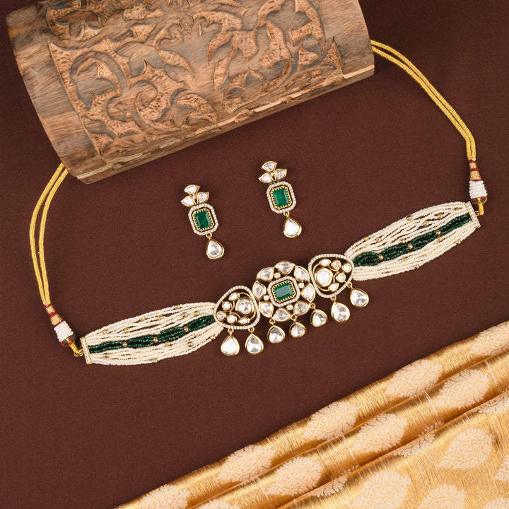 Mahika Polki Choker Set
