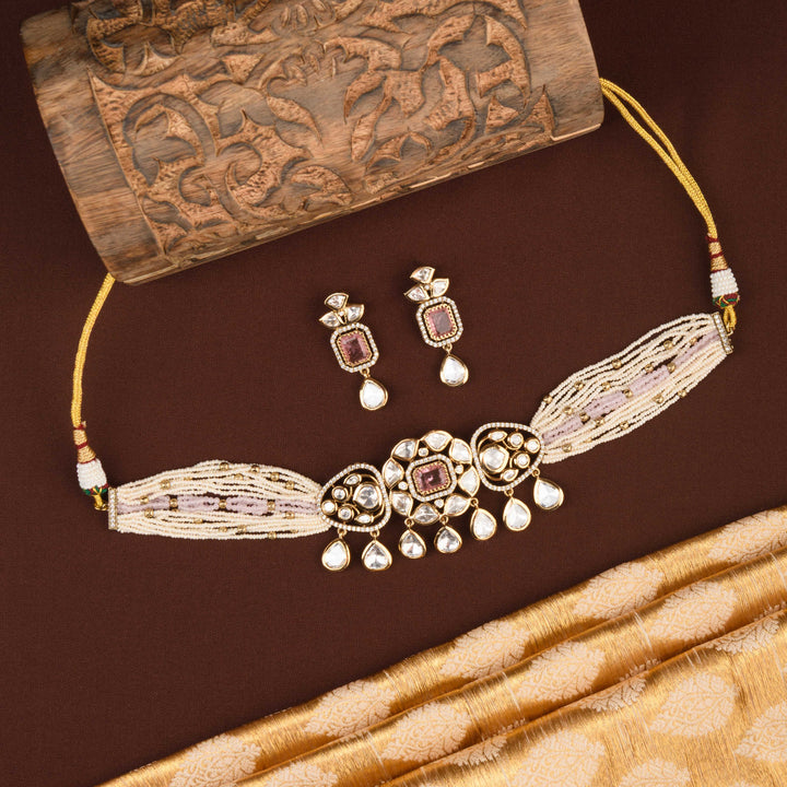 Mahika Polki Choker Set