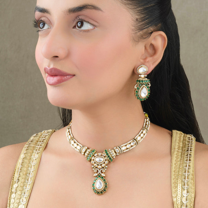 Dhriti Polki Necklace Set