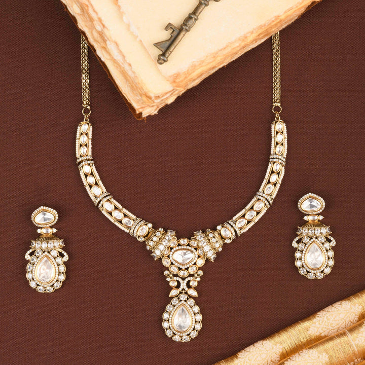 Dhriti Polki Necklace Set