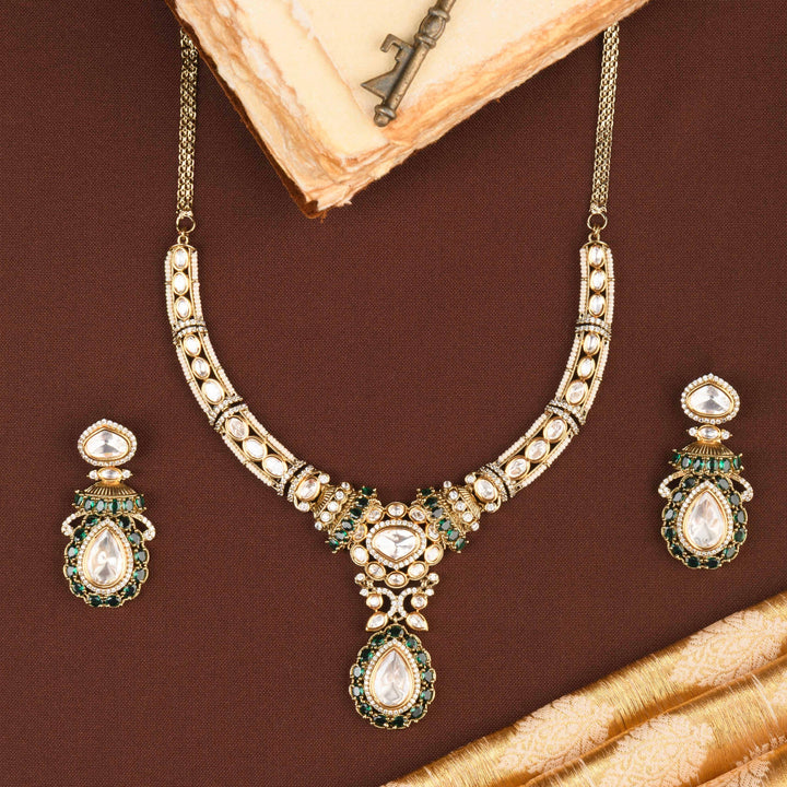 Dhriti Polki Necklace Set