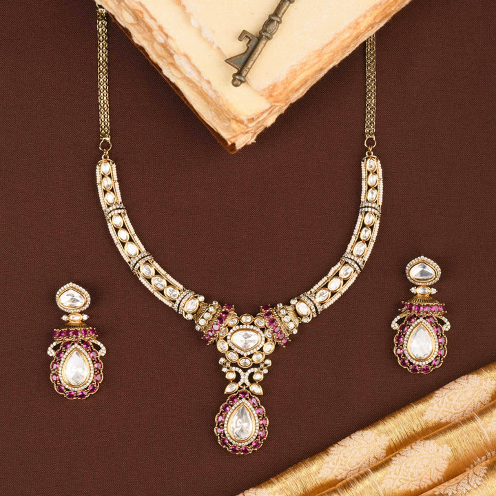 Dhriti Polki Necklace Set
