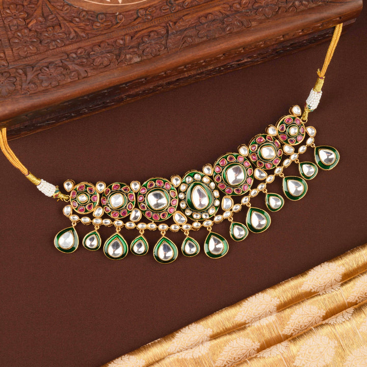 Mrinalini Polki Choker Set