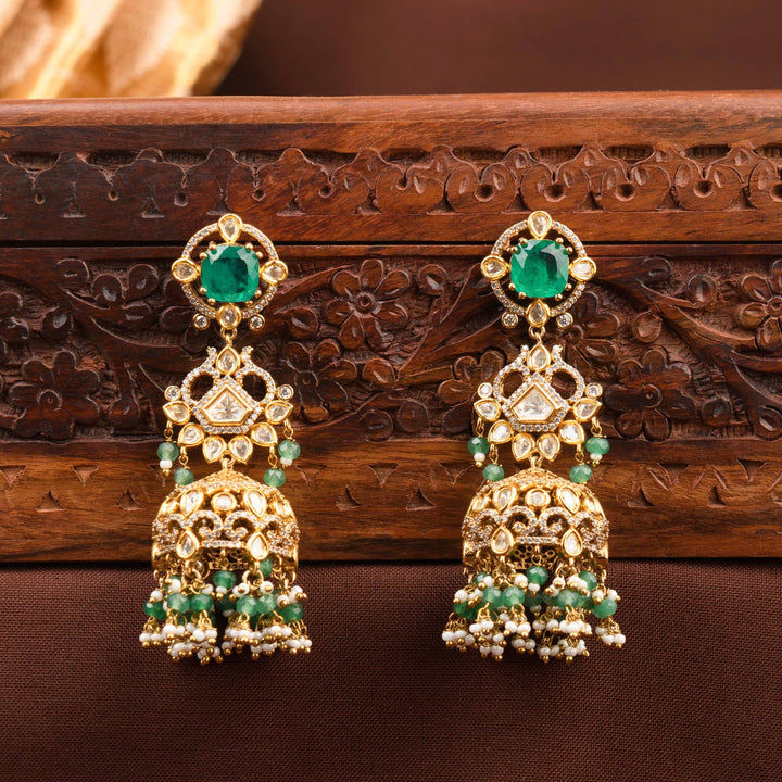 Ishita EmeraldPolki Choker Set