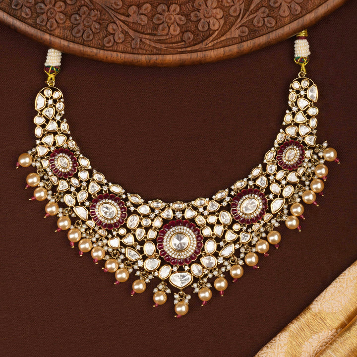 Neelima Polki Necklace Set