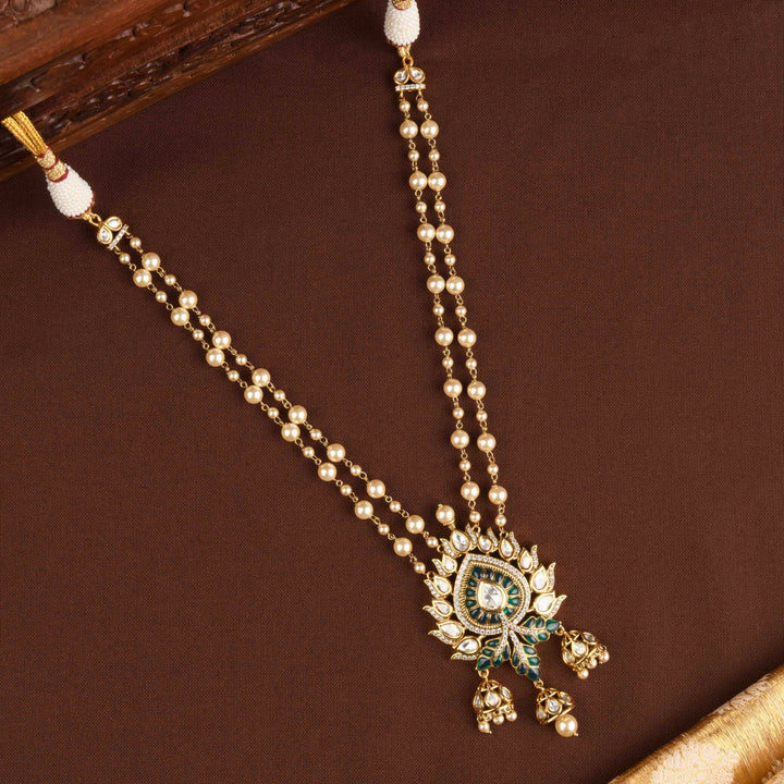 Noor Polki and Pearl Necklace Set
