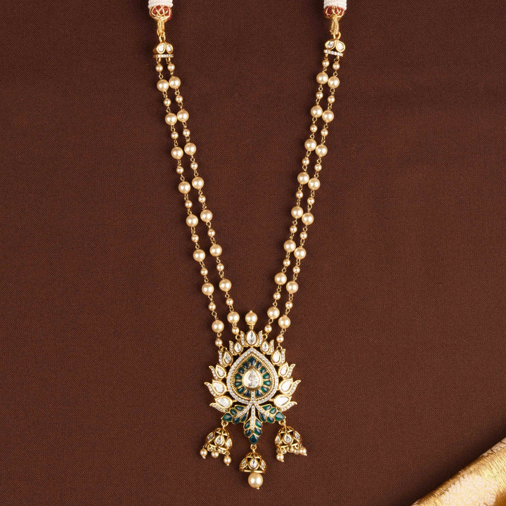 Noor Polki and Pearl Necklace Set