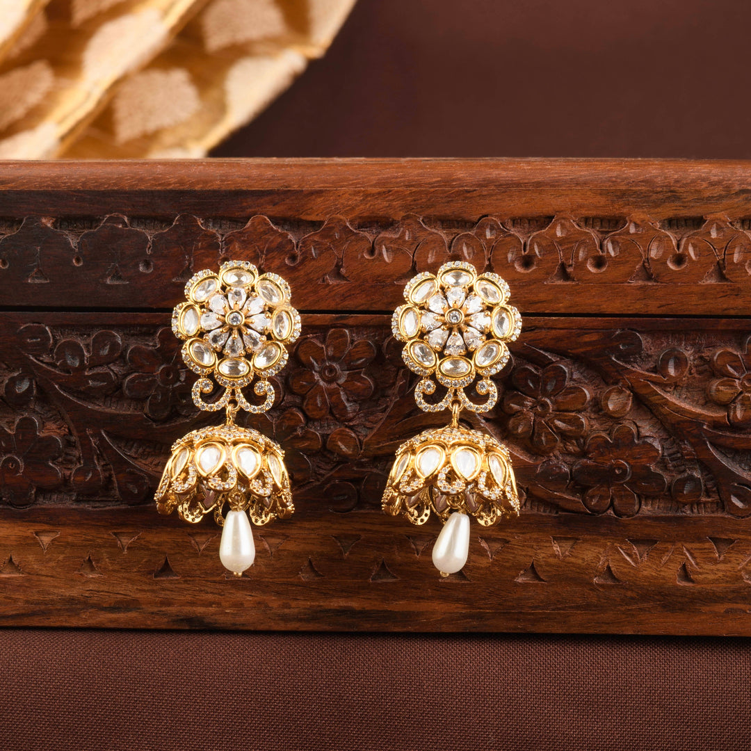 Ivara Polki and Pearl Choker Set