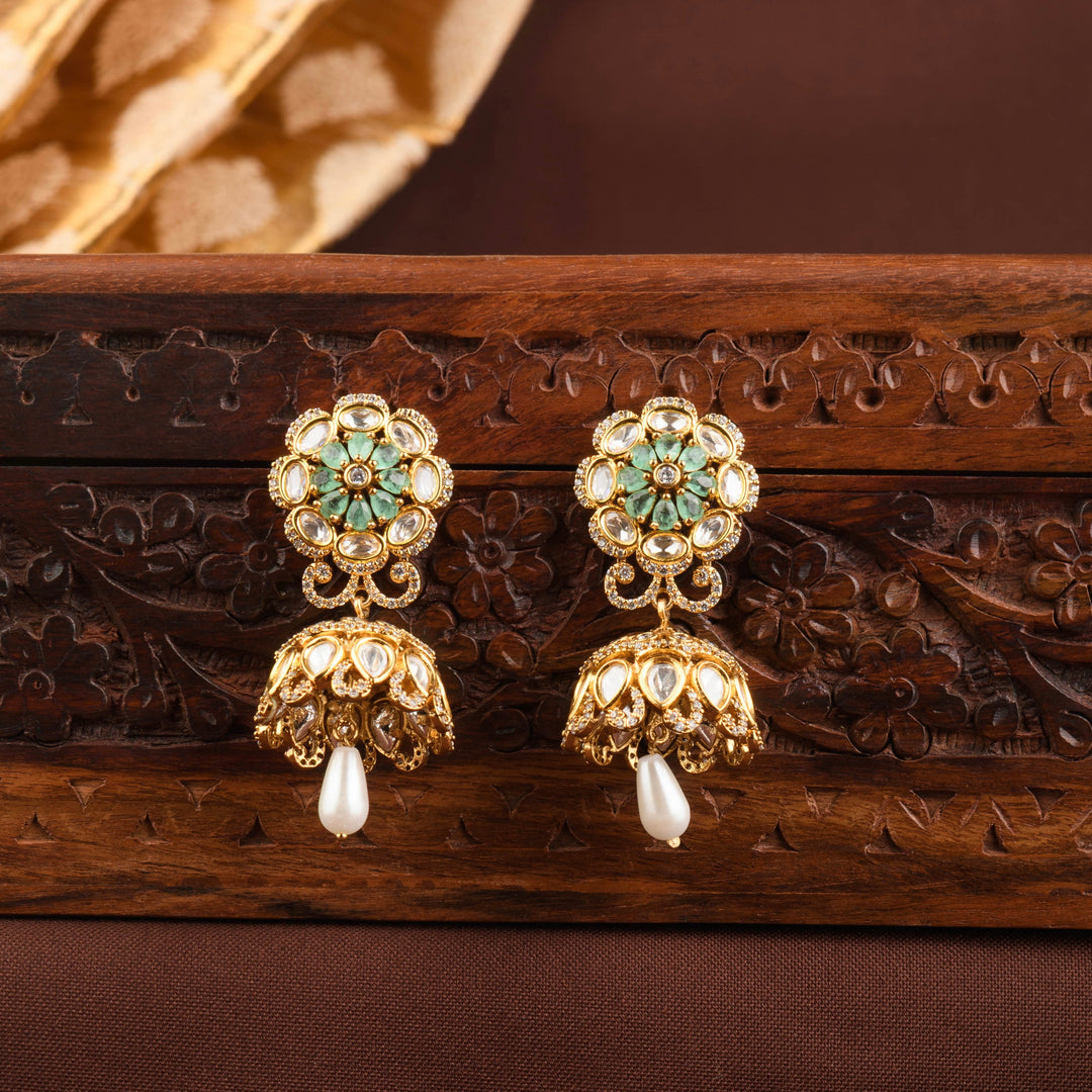 Ivara Polki and Pearl Choker Set