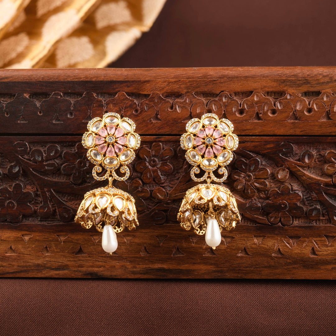 Ivara Polki and Pearl Choker Set