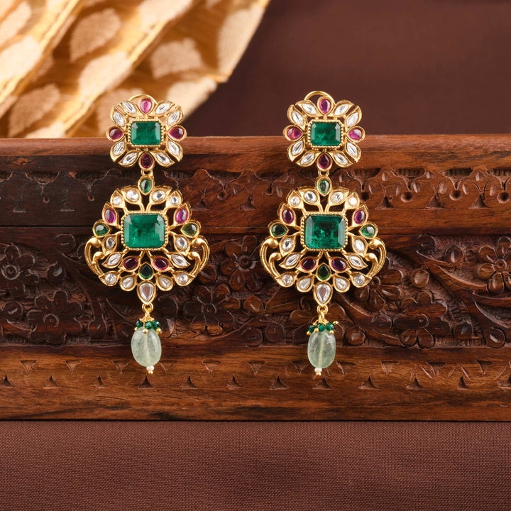 Neelam Ruby and Emerald Choker Set