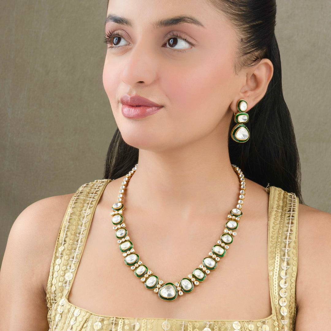 Kashvi Polki Necklace Set